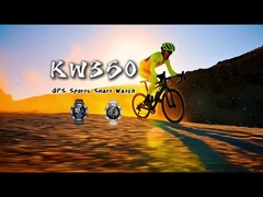 KW350 AMOLED AI Smartwatch met Real-Time Activity & Sleep Trackers AI V&A 5ATM Waterdicht