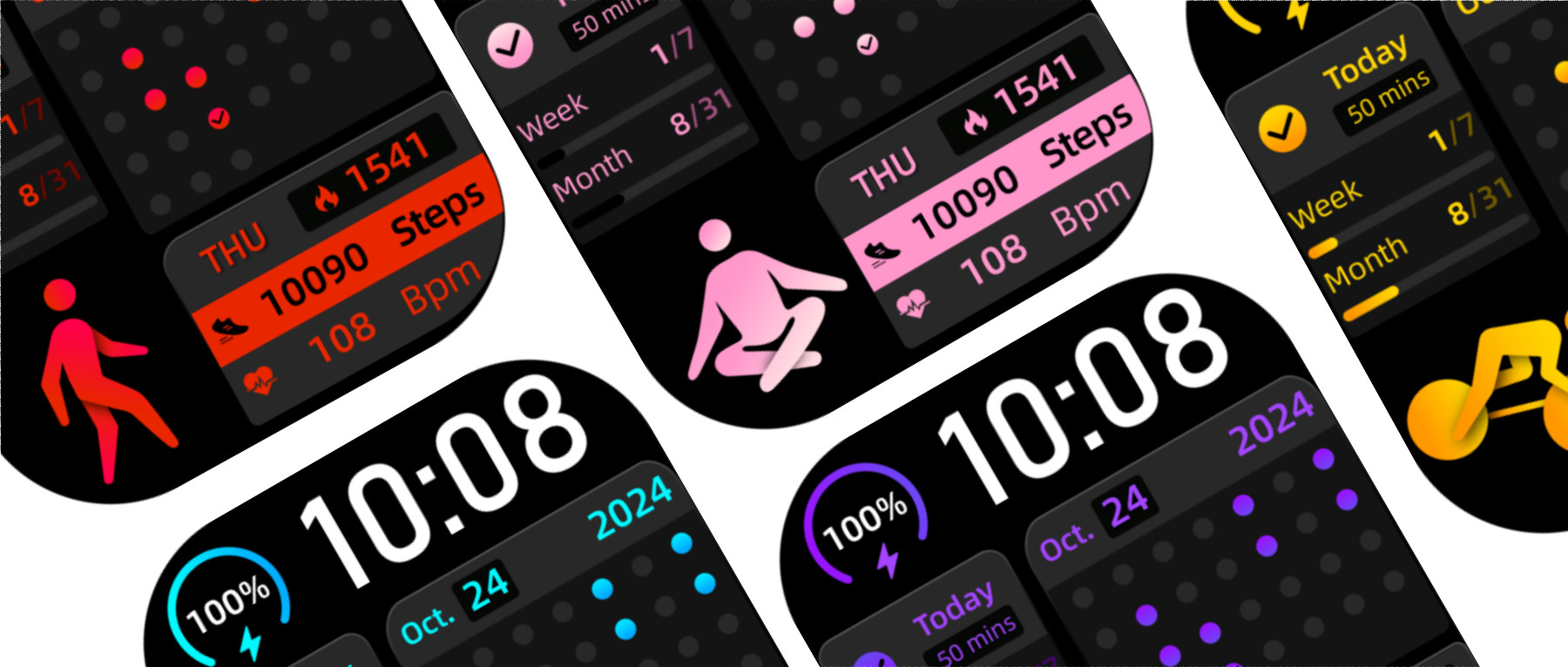 Laatste bedrijfsblogs KINGWEAR innoveert met gepatenteerde dubbele wijzerplaten, waardoor het slimme wearable spel een hoger niveau bereikt