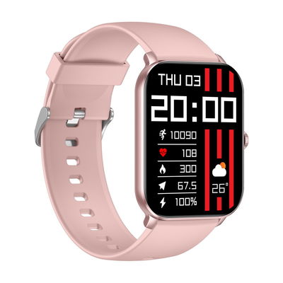 KW105PRO-M Vierkant Smart Watch Bluetooth-oproepen Smart Watch Amoled Display