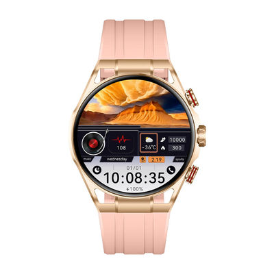 kopen 1.43 inch Super AMOLED Smartwatch Ronde vorm Smart Watch met bellen online vervaardiging
