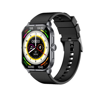 Zwart TFT Smartwatch HD Display Sleek Waterbestendig Fitness Horloge