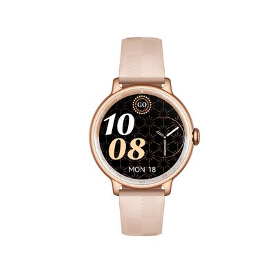 Waterdicht IP68 KW60C GPS Motion Track 1,19 inch rond scherm mode smartwatch voor vrouwen gezondheid en slaap monitoring
