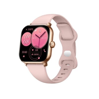 KW269D 1.7' AMOLED Elegance Style handig BT Calling Smart Watch met 210mAh batterij en Roze
